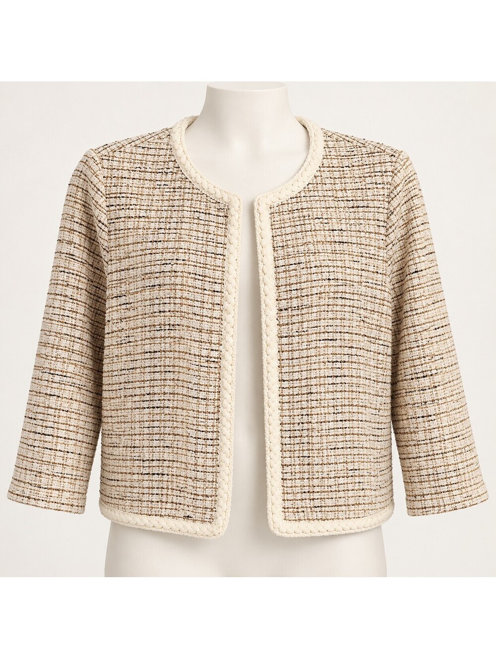 Jennifer Tattanelli Casini Women's Tweed Blazer Jacket Size 46